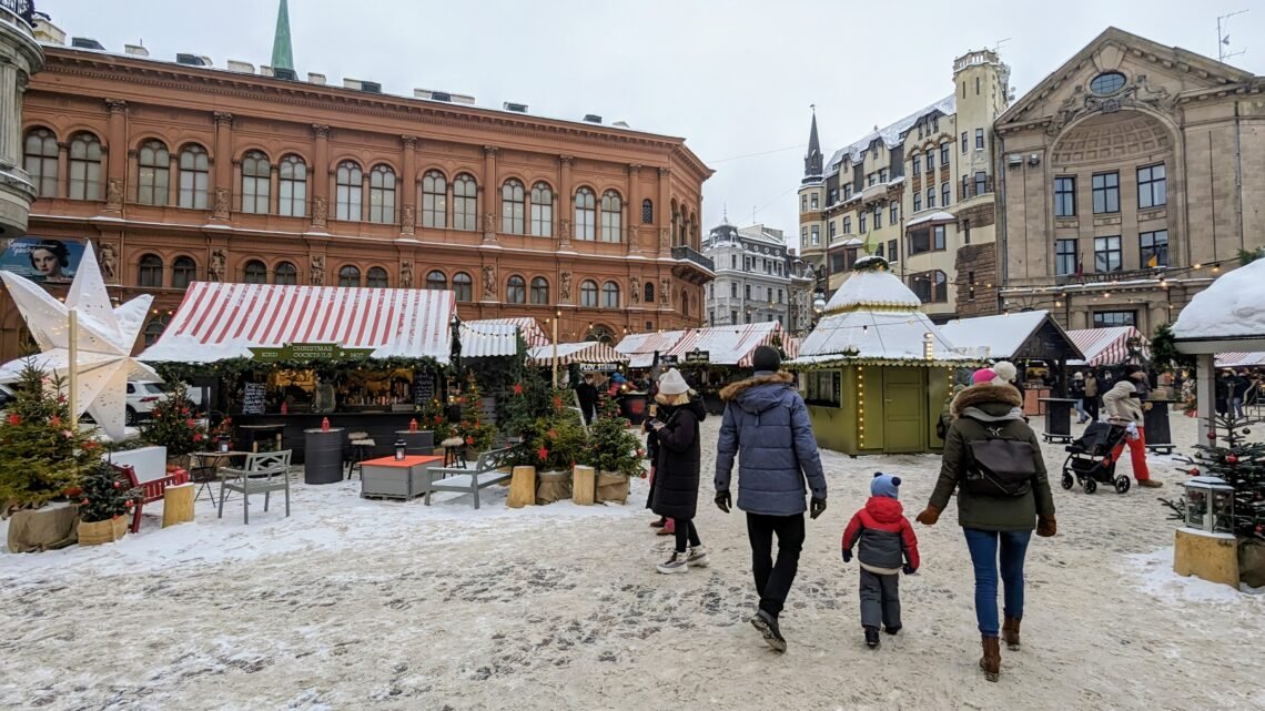 Christmas market riga